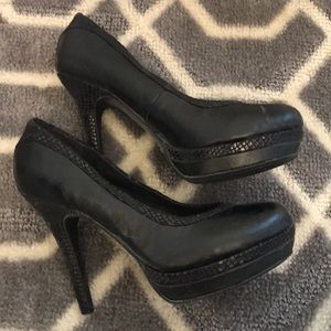 Black heels